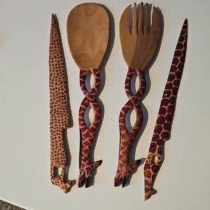 Handcrafted Wooden Kitchen Utensil Set